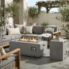(Old SKU: W853P193937) 42" Propane Gas Fire Pit Table 2-Pieces