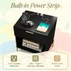 Modern Nightstand with Charging Station Bedroom Furniture Bedside Table