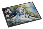 NEW White Tiger Doormat Front Door Mat Indoor Outdoor Rugs for Entryway, Non Slip Washable Low Pile, 18H X 27W