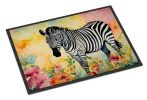 NEW Zebra Doormat Front Door Mat Indoor Outdoor Rugs for Entryway, Non Slip Washable Low Pile, 18H X 27W