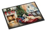 NEW Afghan Hound Cozy Christmas Doormat Front Door Mat Indoor Outdoor Rugs for Entryway, Non Slip Washable Low Pile, 18H X 27W