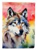Wolves Wolf House Flag Large Porch Sleeve Pole Decorative Outside Yard Banner Artwork Wall Hanging, Polyester, House Size, Multicolor