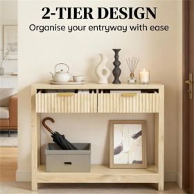 Natural console table, entrance table, corridor table