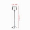2-Pack Cordless Table Lamp, 5200mAh Rechargeable Desk Lamp with Stepless Dimming & 3 Adjustable Heights for Restaurant & Bedroom