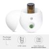 AIRBURST: A wireless, motion activated waterless aromatherapy and fragrance diffuser. Patented technology