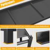4-Tier Adjustable Height Metal Storage Shelving Unit, Heavy Duty Utility Rack for Basement, Garage, Warehouse, Tools, Supplies & Equipment Storage